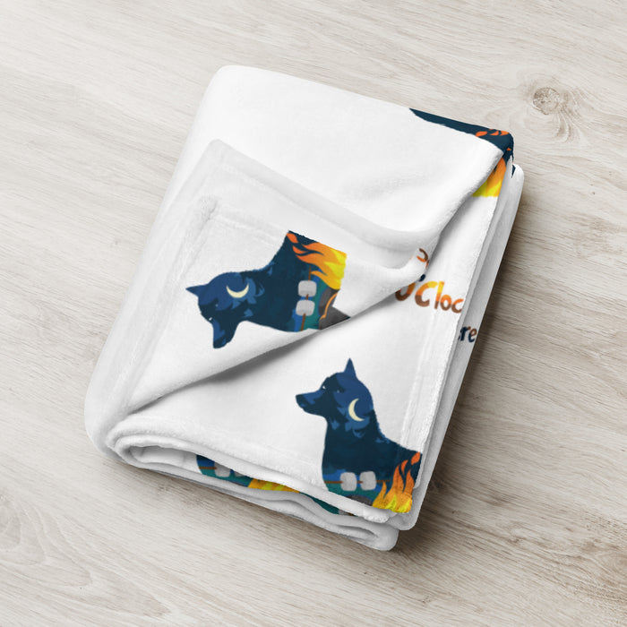 Treat O'Clock Throw Blanket