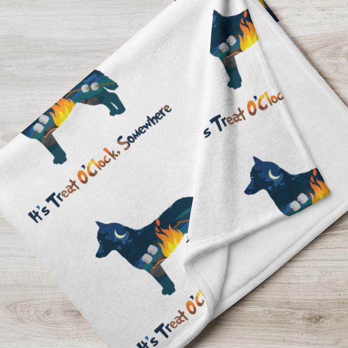 Treat O'Clock Throw Blanket