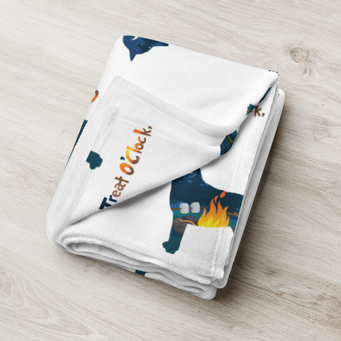 Treat O'Clock Throw Blanket