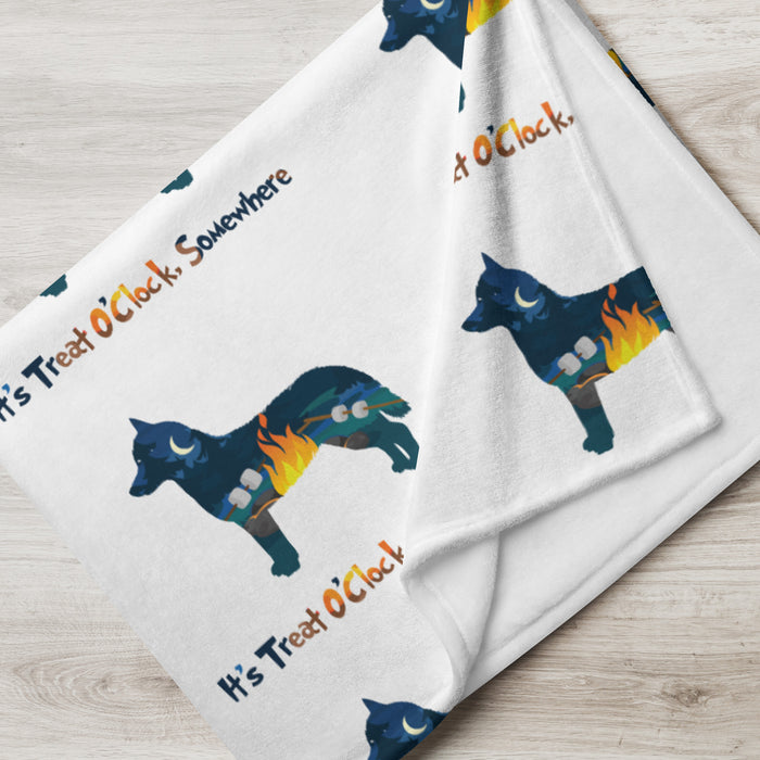 Treat O'Clock Throw Blanket