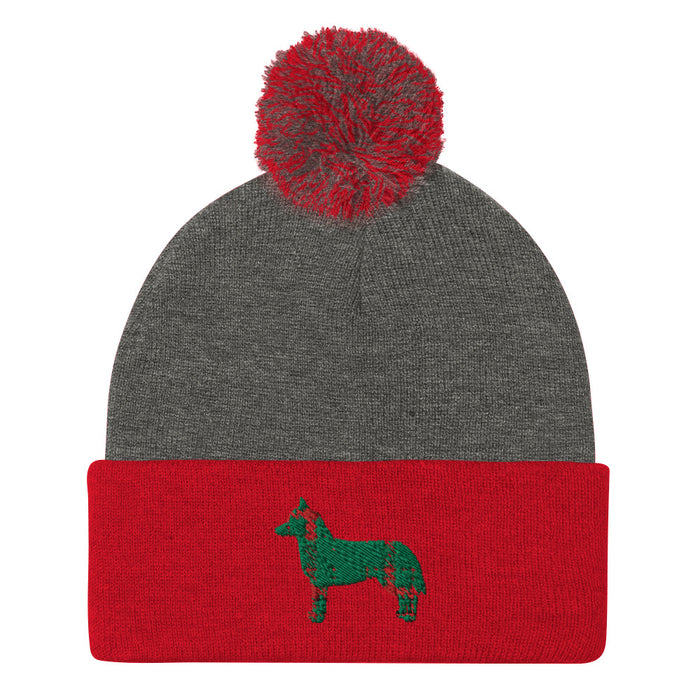 "Plaid Husky" Beanie