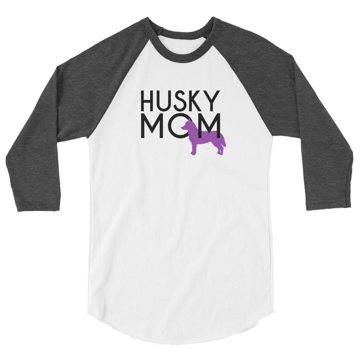 Husky Mom, 3/4 Sleeve Shirt